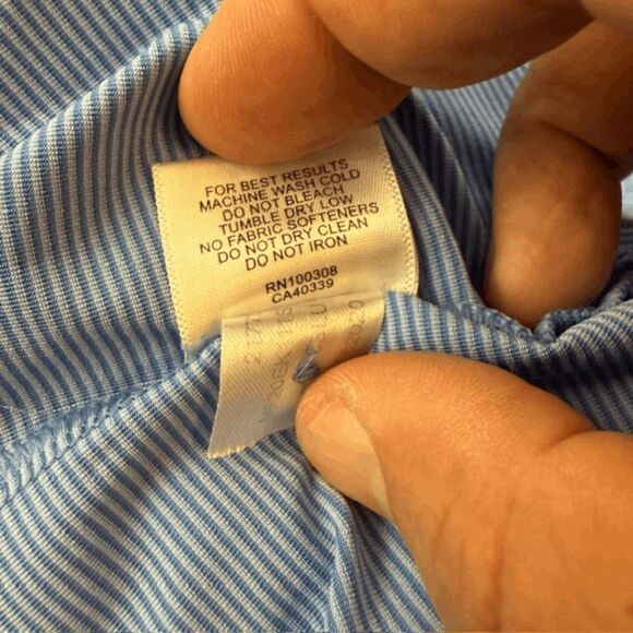 Peter Millar Men's Summer Comfort Performance Polo Shirt Blue Size XL - Picture 6 of 7